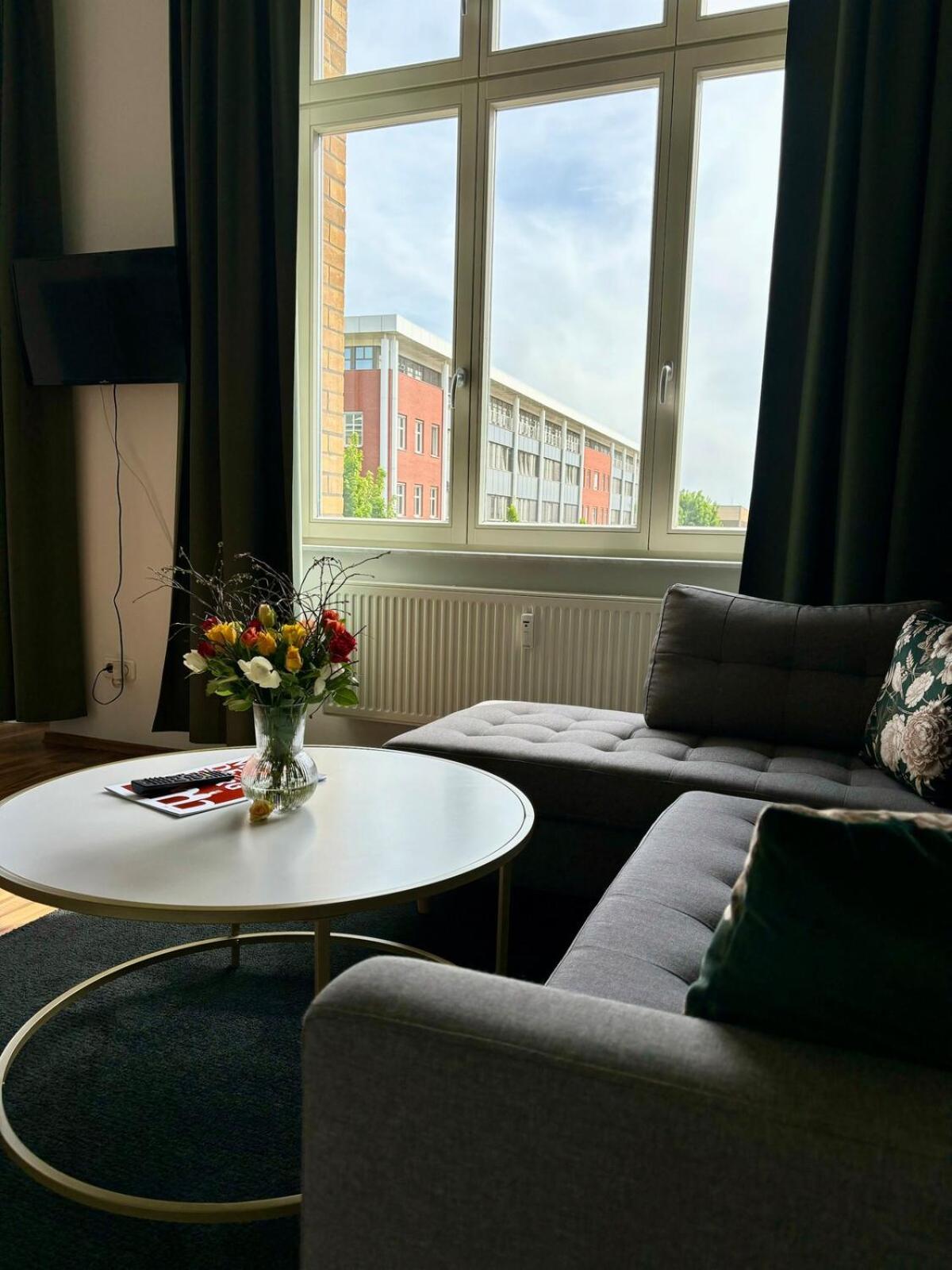 Stilvolles Loft Mit Kostenlosem Fahrrad Magdeburg Exteriör bild