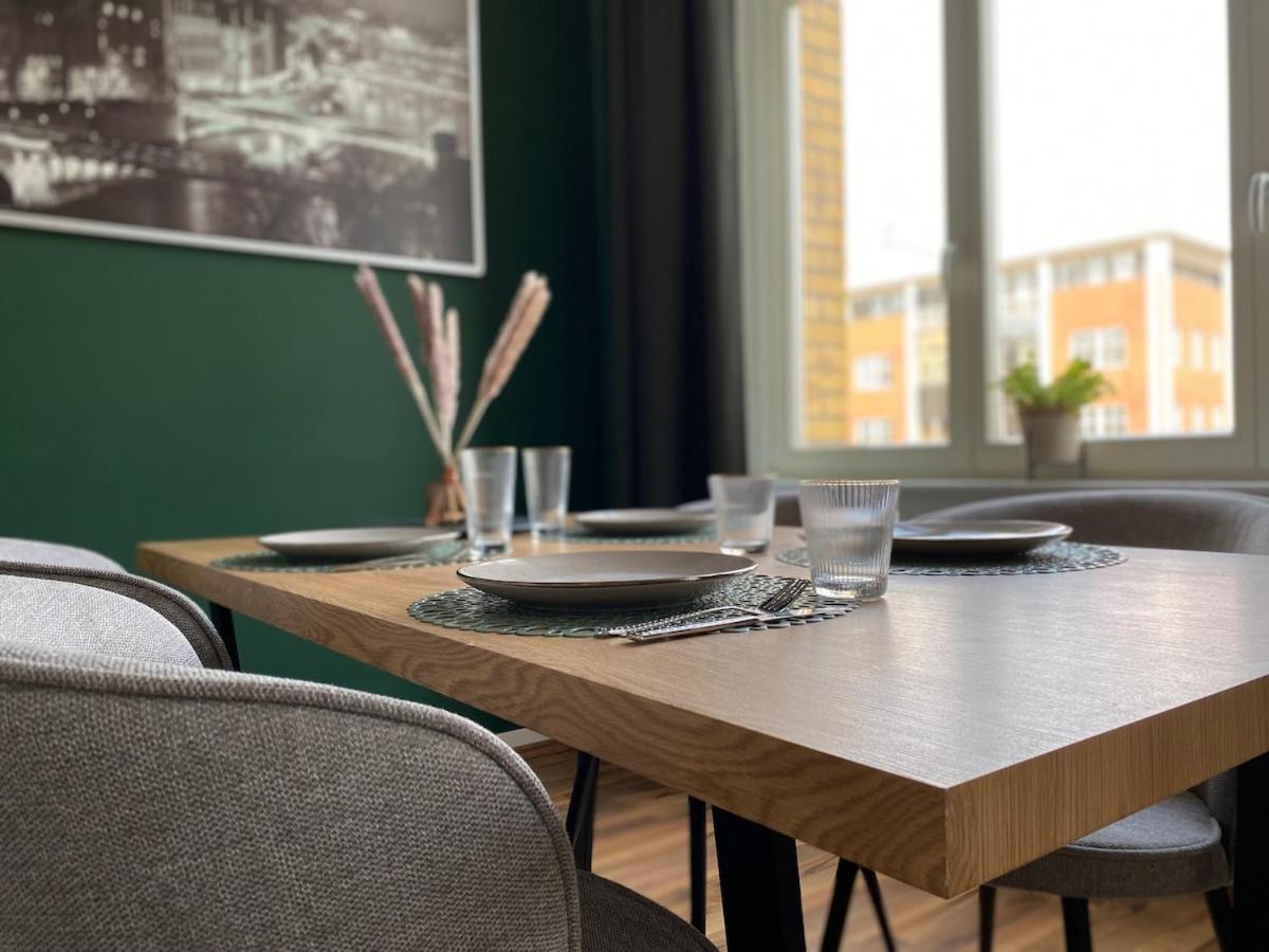 Stilvolles Loft Mit Kostenlosem Fahrrad Magdeburg Exteriör bild