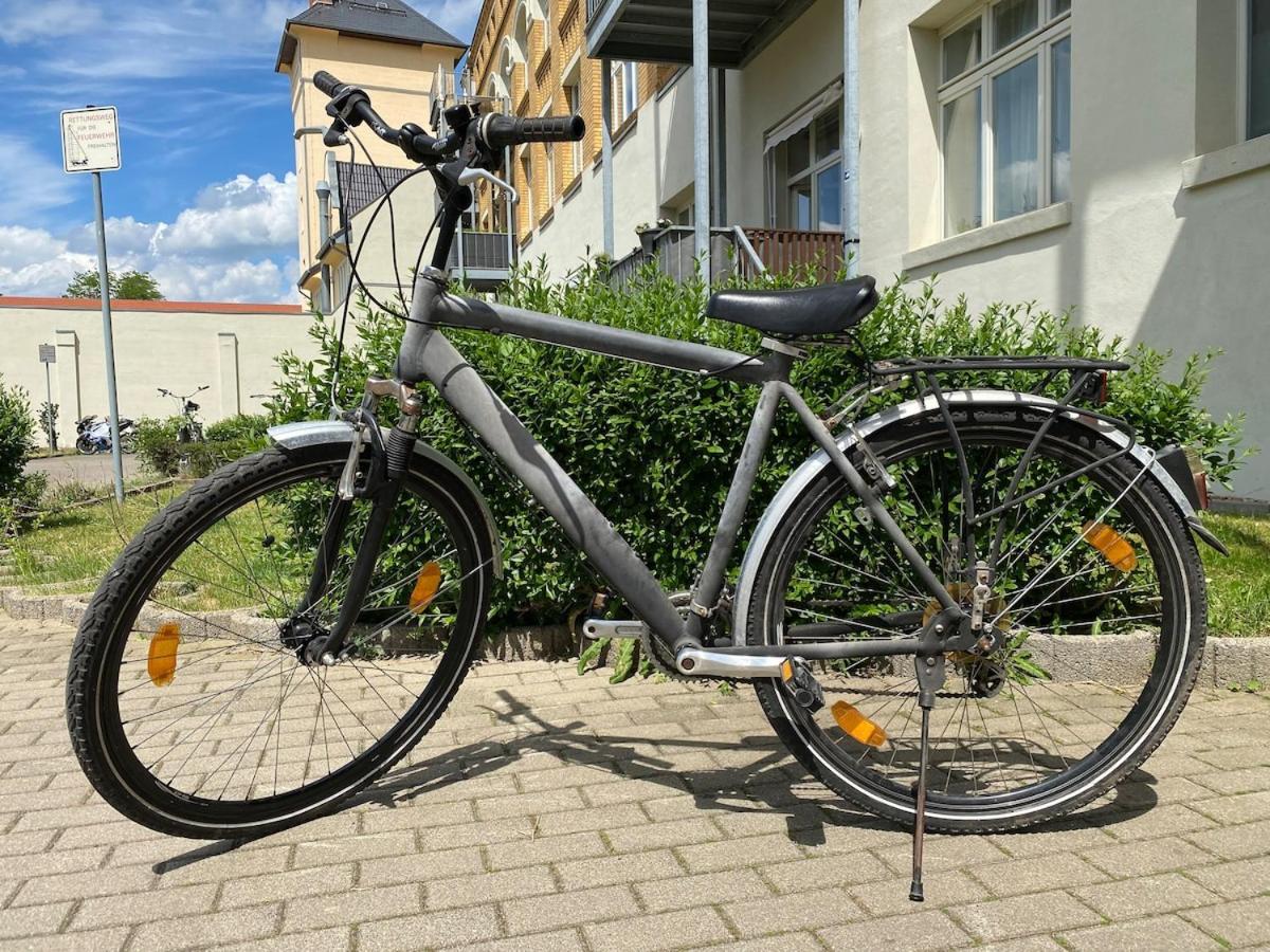 Stilvolles Loft Mit Kostenlosem Fahrrad Magdeburg Exteriör bild