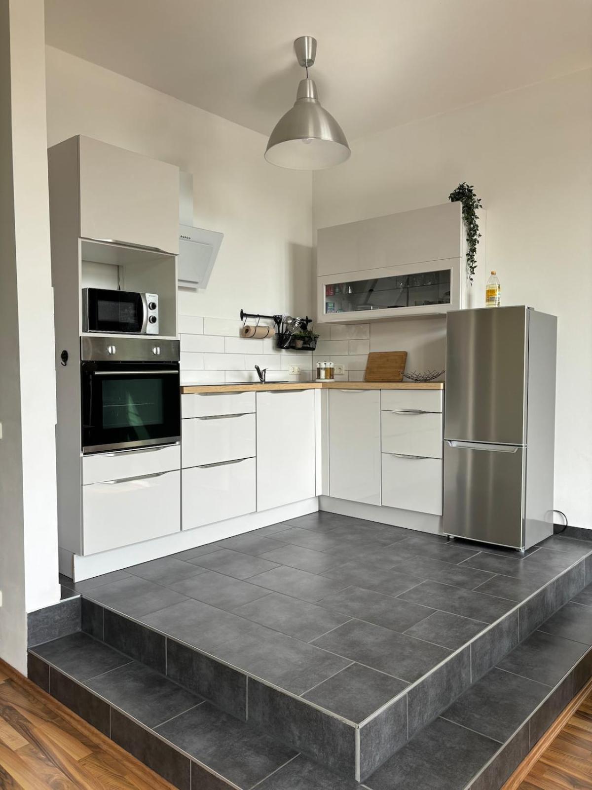 Stilvolles Loft Mit Kostenlosem Fahrrad Magdeburg Exteriör bild